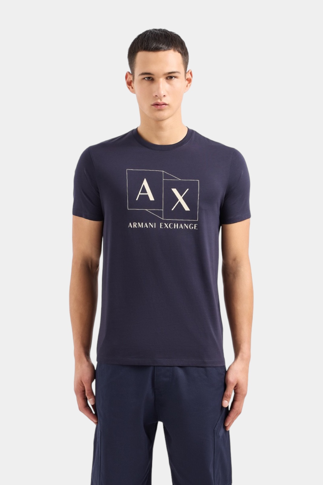 Тёмно-синяя футболка 3DZTAD ZJ9AZ 15CX Armani Exchange